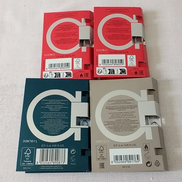 Salvatore Ferragamo Leather series pour homme  EDP vial/spray * 4 - Picture 2 of 3